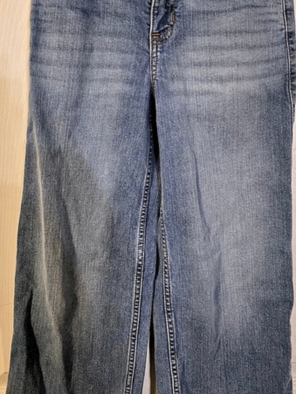Abercrombie Kids High Rise Wide Leg Jeans Girls 9/10 Blue